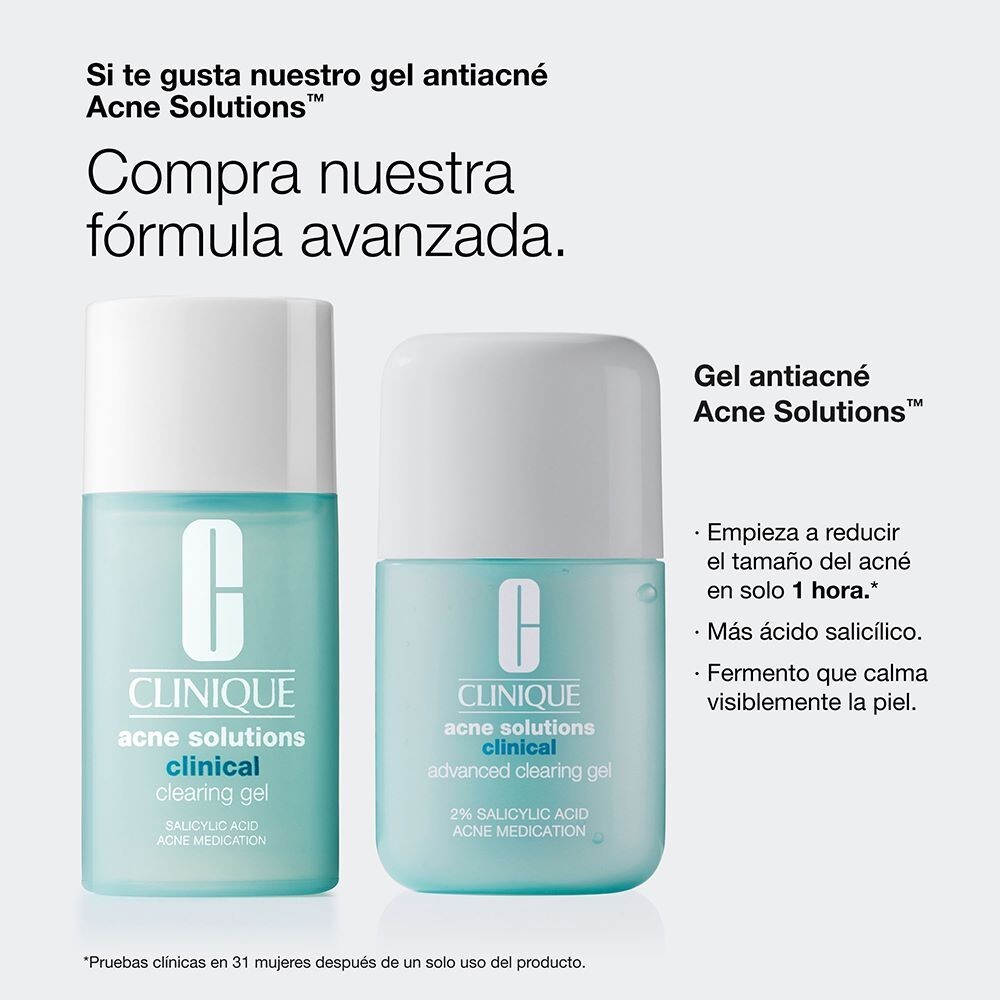 TRATAMIENTO EN GEL PARA PUNTOS NEGROS Y ACNE DE CLINIQUE (GEL CON &Aacute;CIDO SALIC&Iacute;LICO)
